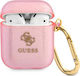 Guess Glitter Collection Case Silicone with Hoo...