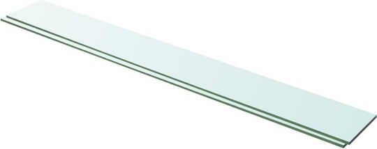 Regale Wand 3051582 2Stück 100x12x0.8εκ. Transparent Regale Wand 3051582 2Stück 100x12x0.8εκ. Transparent
