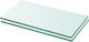 Wall Shelves Transparent 2 Pieces 20x30x0.8cm