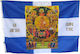 GRIECHISCHE FLAGGE MIT DEN HEILIGEN 70X100 NETTO