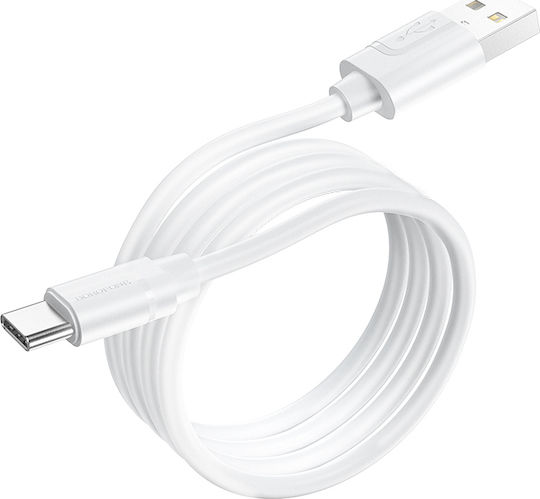 Borofone Harmony BX55 USB 2.0 Kabel USB-C männlich - USB-A Weiß 1m