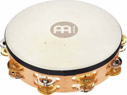 Meinl Ταμπουρίνο Recording Combo Goatskin Wood Tambourine 10" με Φυσικό Δέρμα