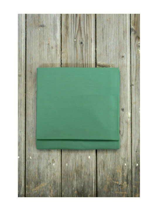 Nima Sheet for Single Bed 160x260cm. Unicolors 27919 Jungle Green