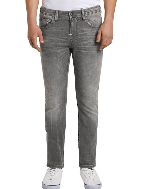 Aedan Ανδρικό Παντελόνι Τζιν με Relaxed Straight Εφαρμογή Mid Stone Grey