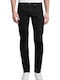 Piers Men's Jeans Pants with Slim Fit Black