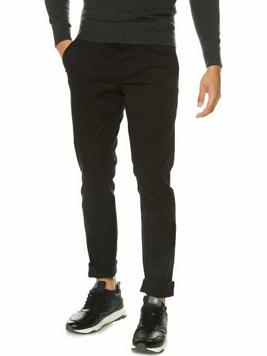 Tom Tailor Ανδρικό Παντελόνι Chino σε Slim Εφαρμογή Μαύρο