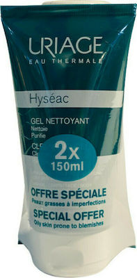 Uriage Gel Reinigung Hyseac für fettige Haut ( 2x150ml) 300ml