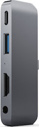 Satechi USB-C Docking Station με HDMI 4K PD Γκρ...
