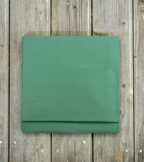 Nima Sheet Semi Double 180x260cm. Unicolors Jungle Green