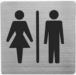 Alco Self-Adhesive WC Men's / Women's Sign