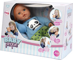 Falca Dolls Baby Doll Set Baby Peque Sleepy for 3+ Years Old 38 cm.