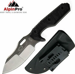 WithArmour Mammoth Knife Black with Blade made of Stainless Steel in Sheath