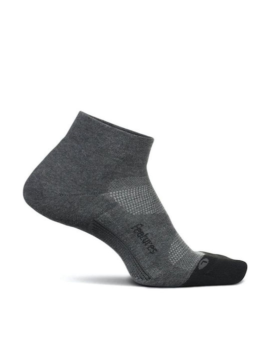 Feetures Elite EC30160 Αθλητικές Κάλτσες Γκρι 1 Ζεύγος