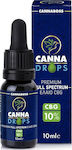 Cannaboss CannaDrops Premium Full Spectrum CBG Oil 10% 1000mg 10ml