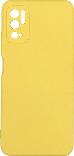 Sonique Liquid Back Cover Σιλικόνης Κίτρινο (Redmi Note 10 5G / Poco M3 Pro)