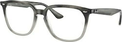 Ray Ban Ανδρικός Κοκκάλινος Σκελετός Μαύρος RB4...