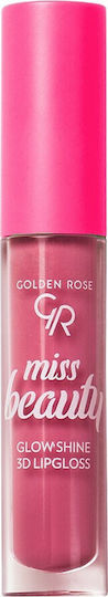 Golden Rose Miss Beauty Glow Shine 3D Lipgloss 4 Pink Dream 4.5ml
