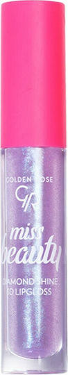 Golden Rose Miss Beauty Diamond Shine 3D Lip Gloss 2 Mystic 4.5ml