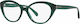 Emporio Armani Women's Acetate Cat Eye Prescription Eyeglass Frame Green EA3189 5127