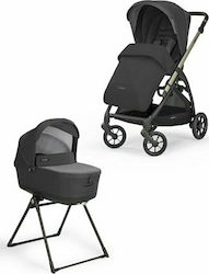 Inglesina Electa Duo Verstellbar 2 in 1 Baby Kinderwagen Geeignet für Neugeborene Upper Black 8.7kg