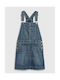 GAP Kinder Jeans Latzrock Blau