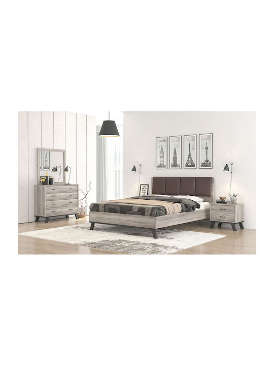 Schlafzimmer Set No 69 Brown / Ash 160x200cm 5S...
