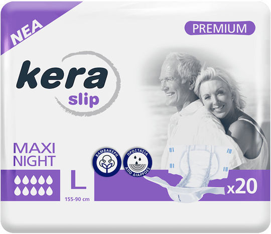 Kera Premium Slip Maxi Night Large 20τμχ