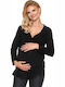 PeeKaBoo 0185 Maternity Top Black