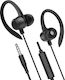Leewello EJ-052 In-ear Handsfree με Βύσμα 3.5mm Μαύρο