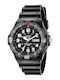 Casio Men's Watch 43mm Battery with Black Rubber Strap
