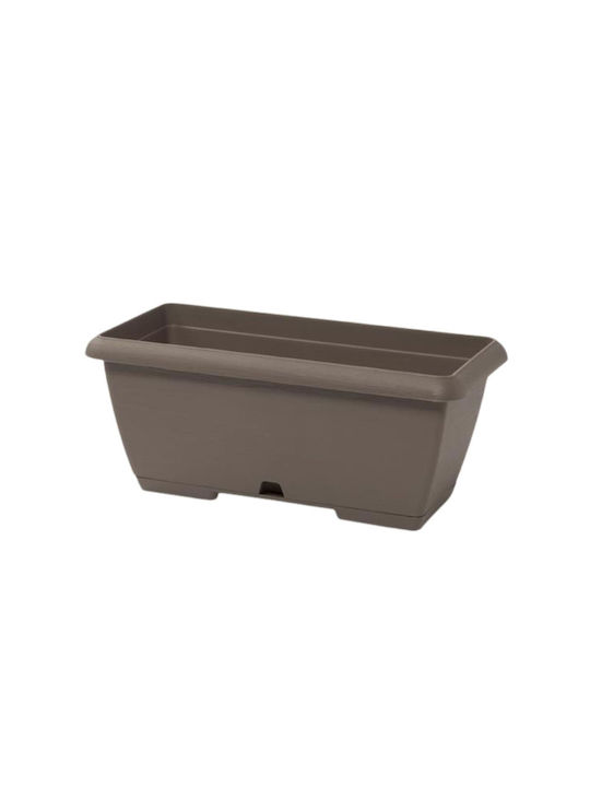 Plastecnic Terrae Planter Box Plastic Beige