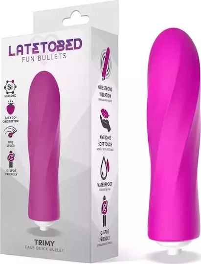 LateToBed Fun Bullets Trimy Easy Quick Bullet Вибратор Bullet 10.5см Розов