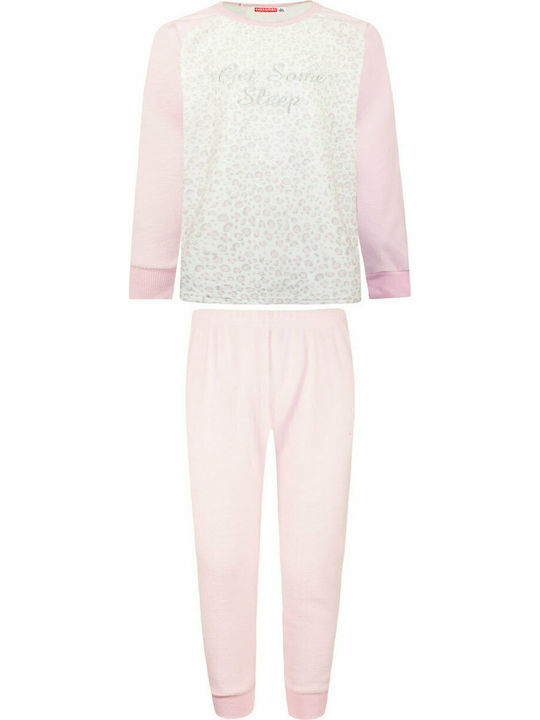Energiers Pijama pentru copii De iarnă Fleece Roz