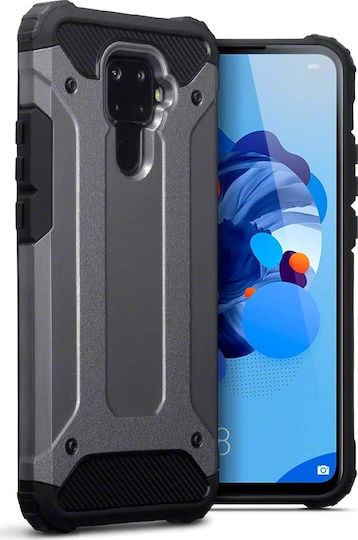 Terrapin Double Layer Impact Back Cover Πλαστικό Gunmetal (Huawei Mate 30 Lite)
