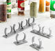 InnovaGoods Plastic Wall Mounted Spice Rack Organizer Jarlock X20 Gray 20pcs