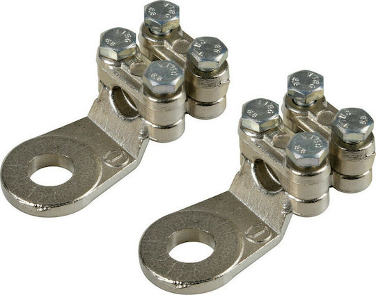 Lampa Conector baterie barcă Terminal de cablu de baterie 70mm² Gaură 12mm cu placă de comprimare 2 buc