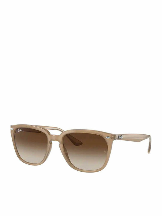Ray Ban Unisex Sonnenbrille mit Beige Kunststof...