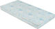 Kikka Boo Στρώμα Κούνιας Siesta Clouds Blue με Κοκοφοίνικα 60cmx120cmx8cm