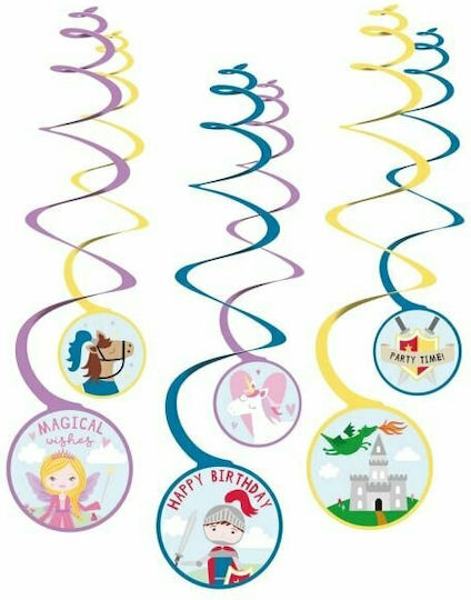 Amscan Hanging Ornament for Party 6 Pieces 61cm