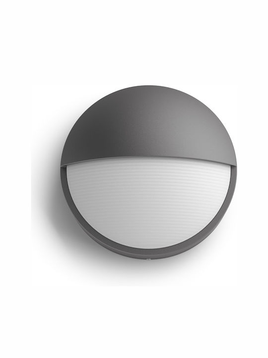 Philips MyGarden Capricorn Wall-Mounted Outdoor Turtle Light LED IP44 6W with Warm White Light