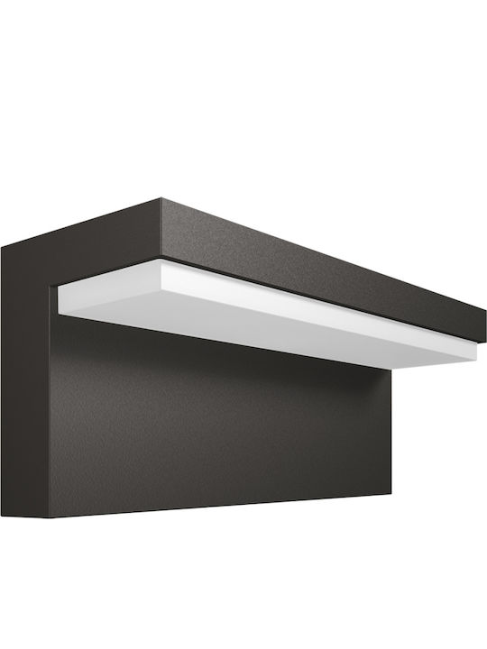 Philips MyGarden Bustan Wall-Mounted Outdoor Ceiling Light LED IP44 4.5W with Warm White Light 7.8x22x9.2εκ.