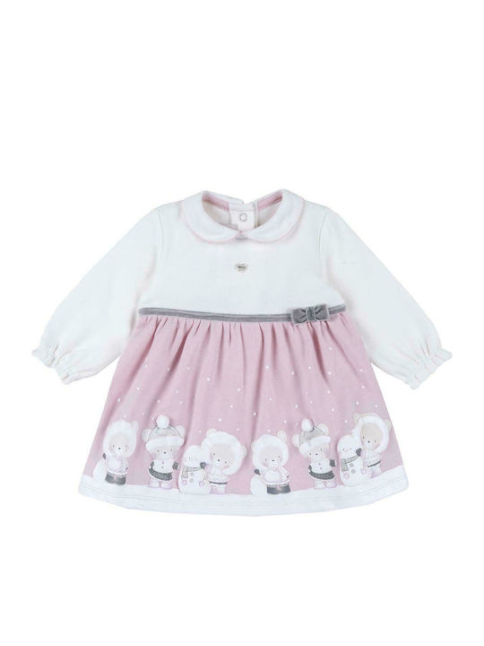 Children's Dress Long Sleeve Pink