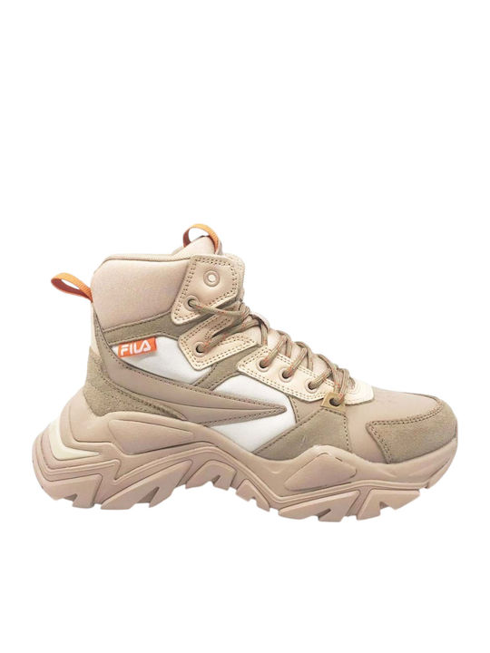 Fila Electrove Desert Damen Chunky Stiefel Beige 1011403-31N