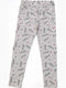 Kinder Leggings Lang Gray