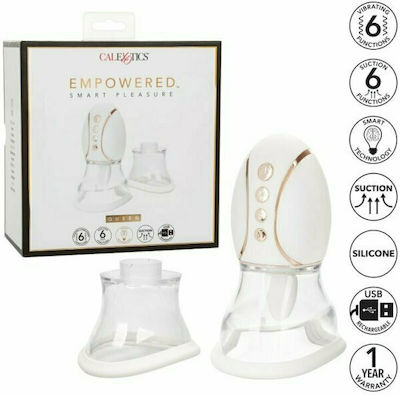 Calexotics Empowered Smart Pleasure Queen Sauger Vagina mit Vibration Transparent