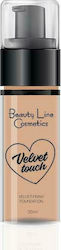 Beauty Line Velvet Touch Liquid Foundation 30ml Beauty Line Velvet Touch Liquid Foundation 30ml