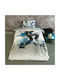 SB Home Sheet Set Single Cotton Brake Dance Blue 160x260cm
