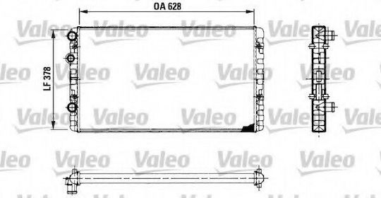 Valeo Car Water Radiator for Volkswagen Golf / Lupo / Polo / Vento