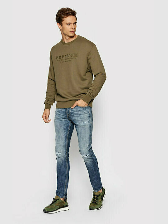 Jack & Jones Мъжки Суитшърт Каки