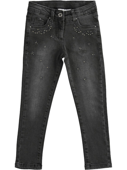 iDO Pantalon Jeans Pentru Copii Negru